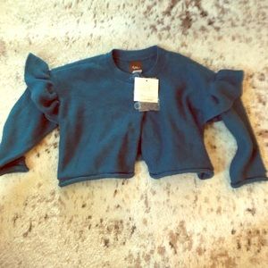 Tea collection sweater and romper